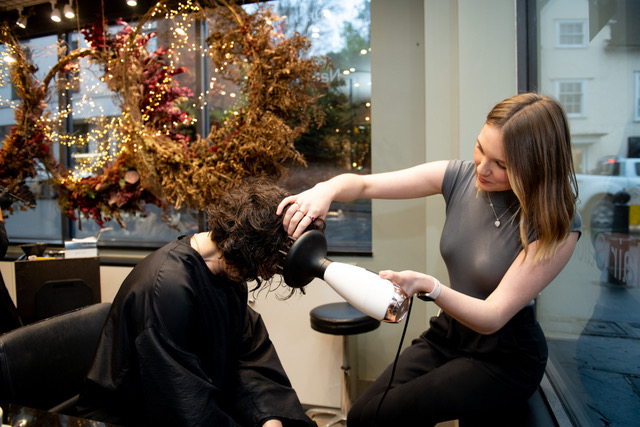 Seasonal changes hair and scalp hair drying Julia Lampard Salon